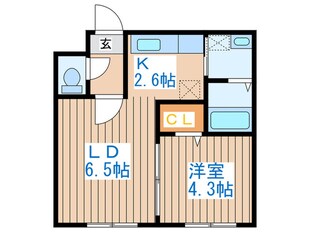 グランツ琴似の物件間取画像